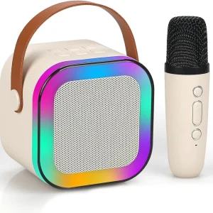 Wireless Mini Portable Bluetooth Speaker with Microphone & LED Lights